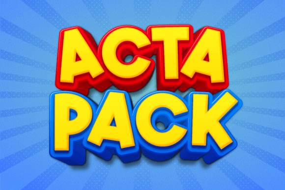 Acta Pack: The Playful Display Font for Bold Designs