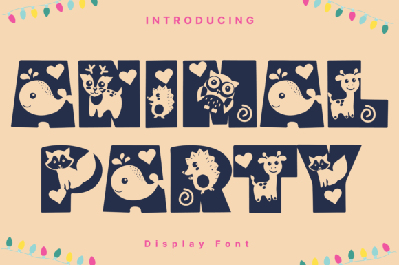 Animal Party: A Modern Font for Bold Designs