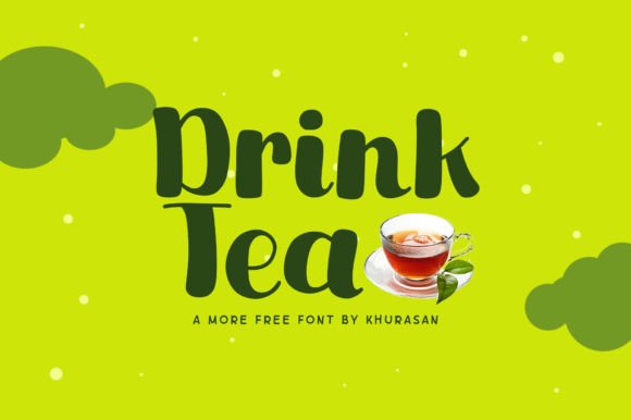 Drink Tea: Elevating Visual Identity with a Modern Display Font