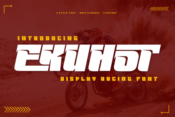 Ekuhot: The Bold Racing Font That Transforms Your Design Projects