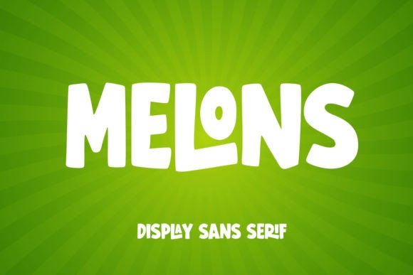 Melons: A Cheerful Font for Kid-Friendly Designs