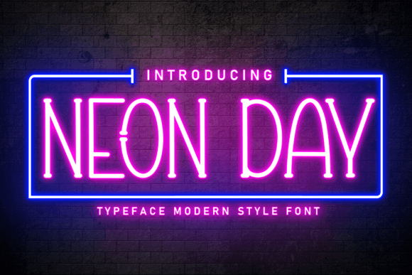 Neon Day: Igniting Urban Style in Modern Design
