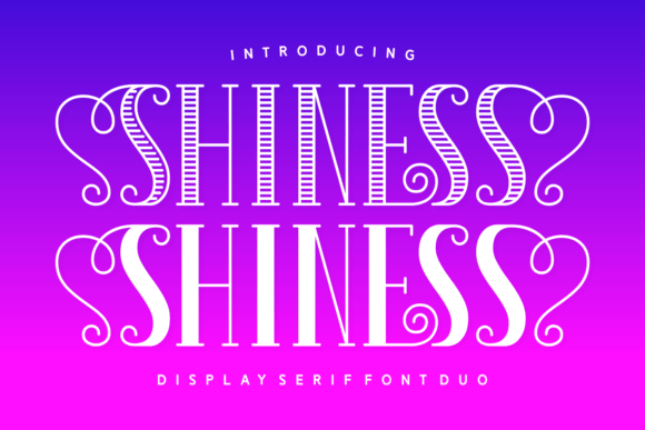 Shiness: Elevate Your Brand with a Versatile Duo Font